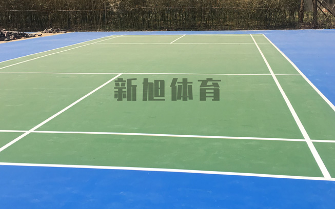 硅pu籃球場施工顏色不統(tǒng)一
