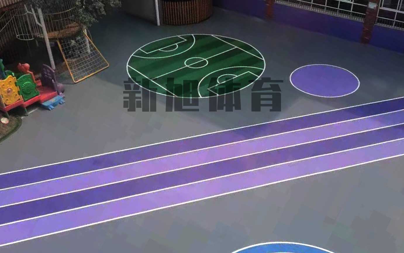 河南epdm場(chǎng)地變黃原因